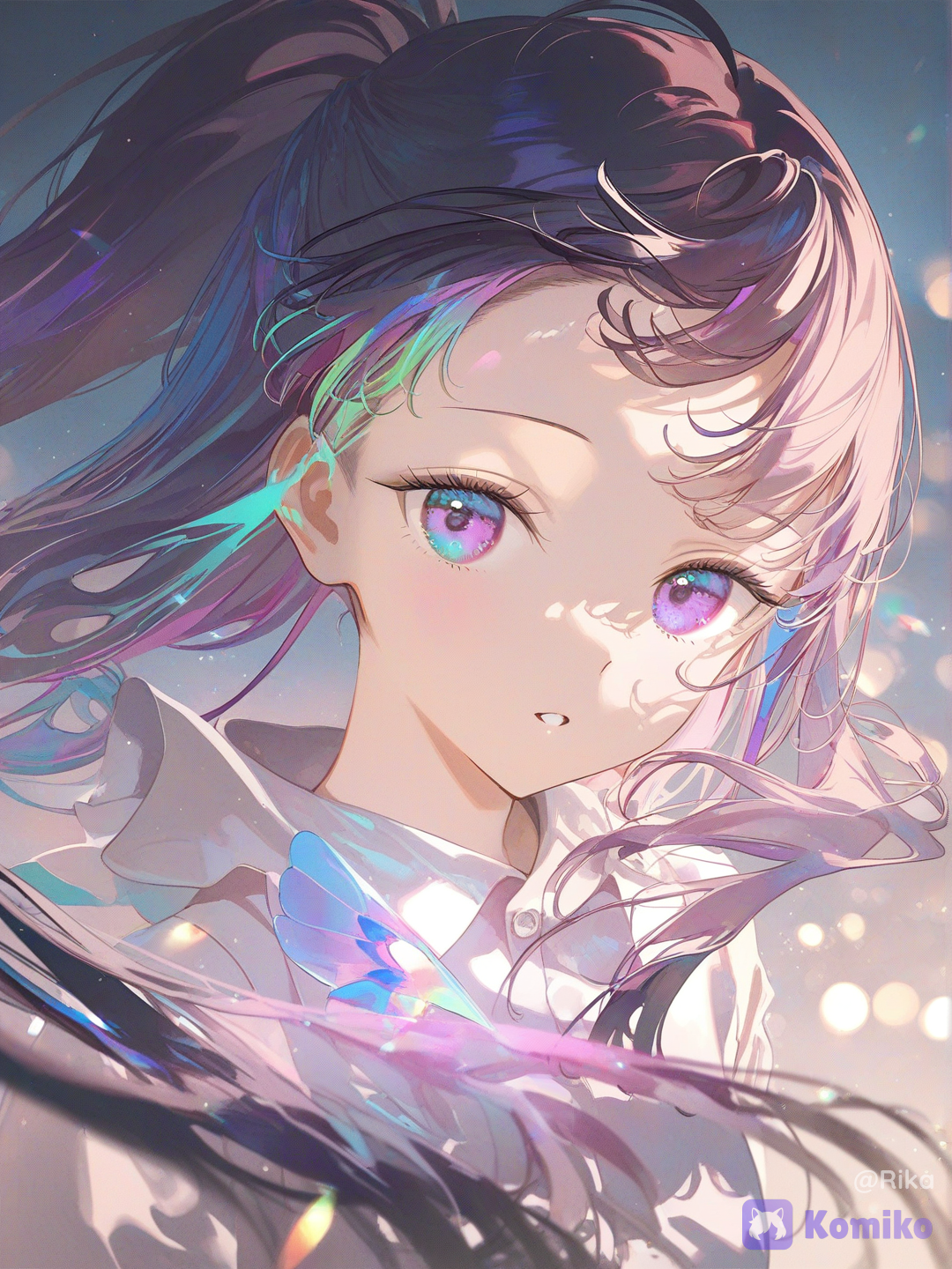 Rainbow girl