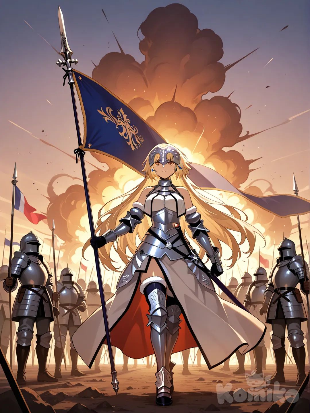 Joana D'Arc estava poucas ideias nesse dia.