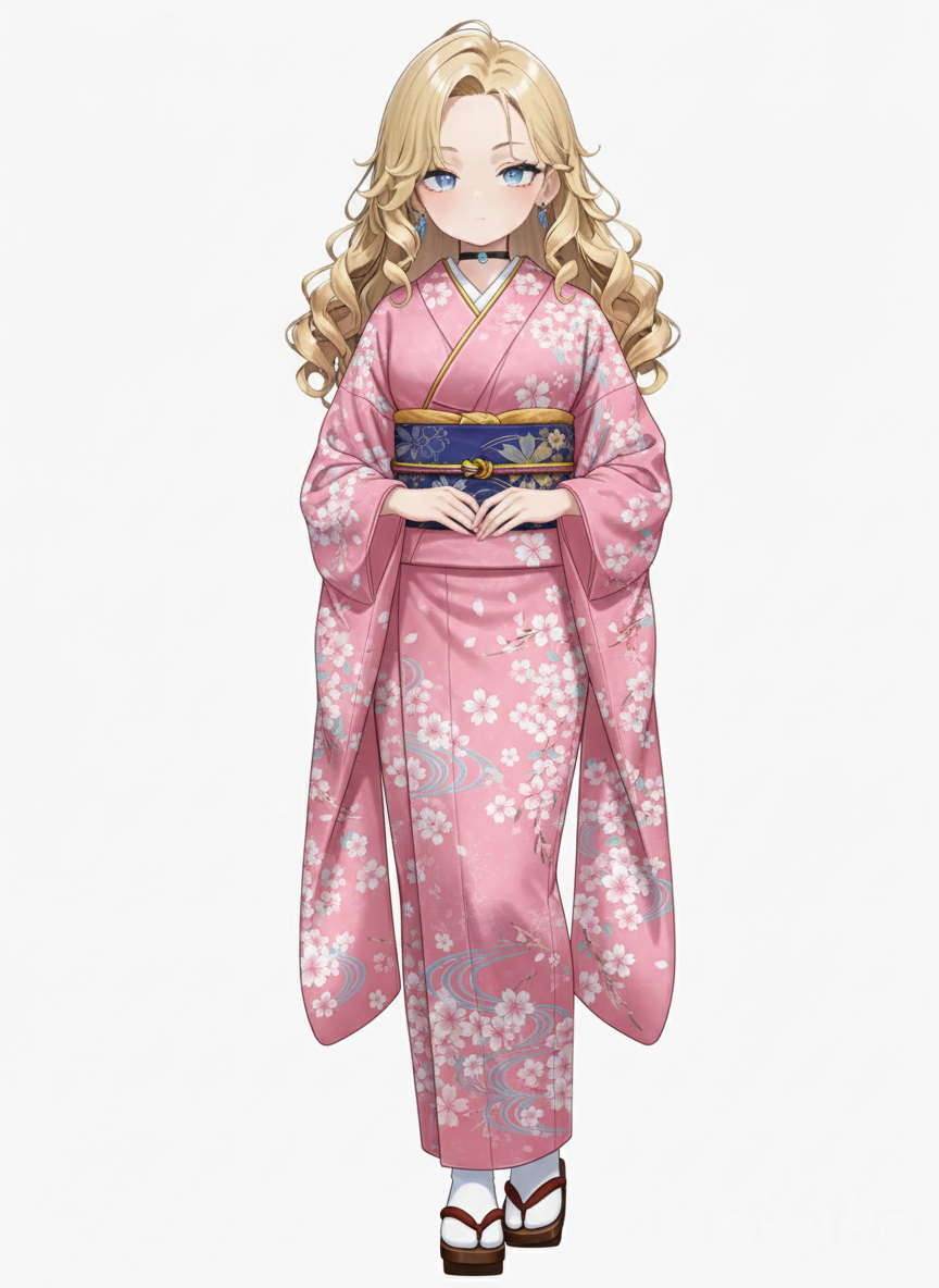 Pink Kimono