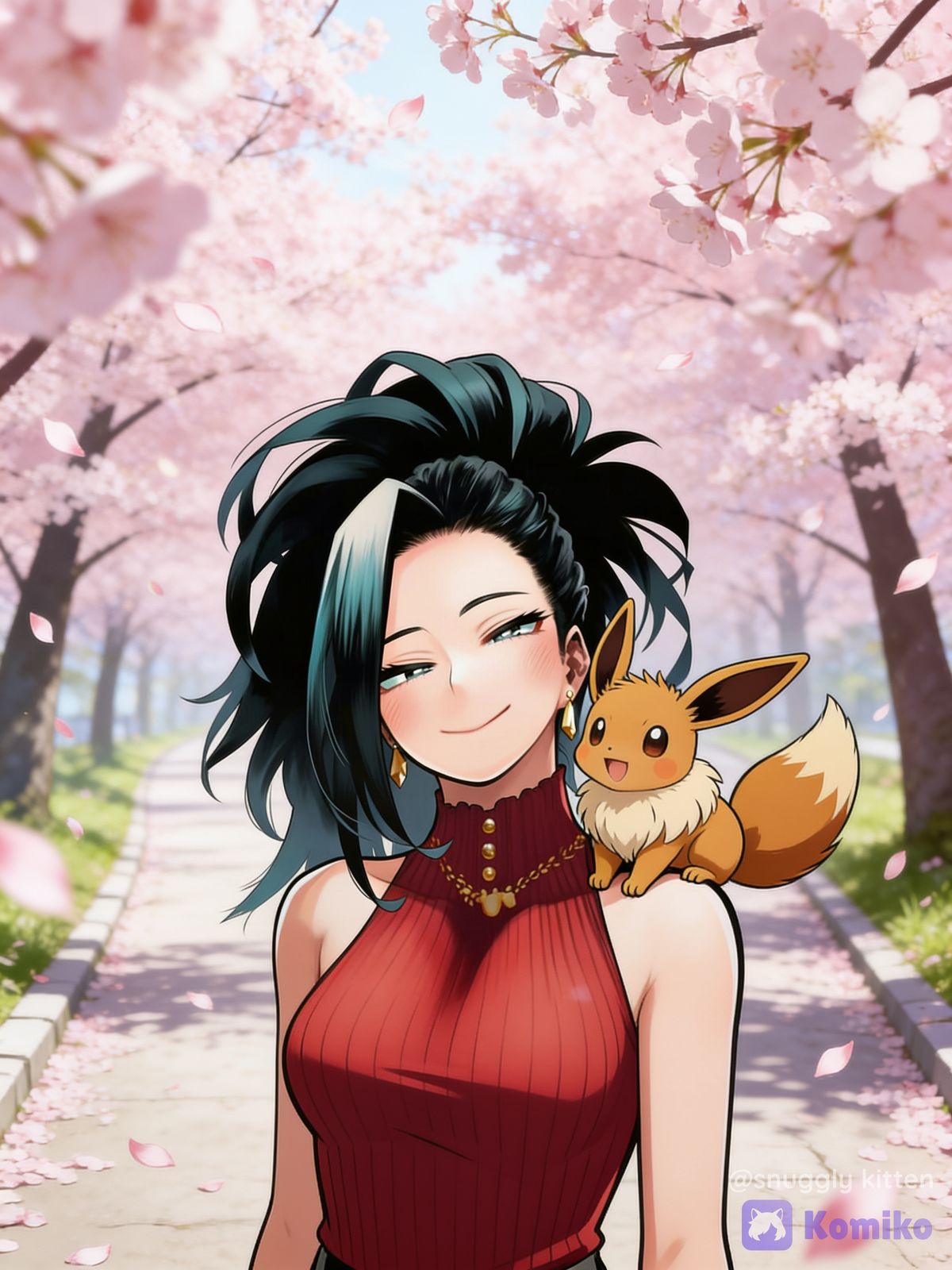 More Eevee and Momo