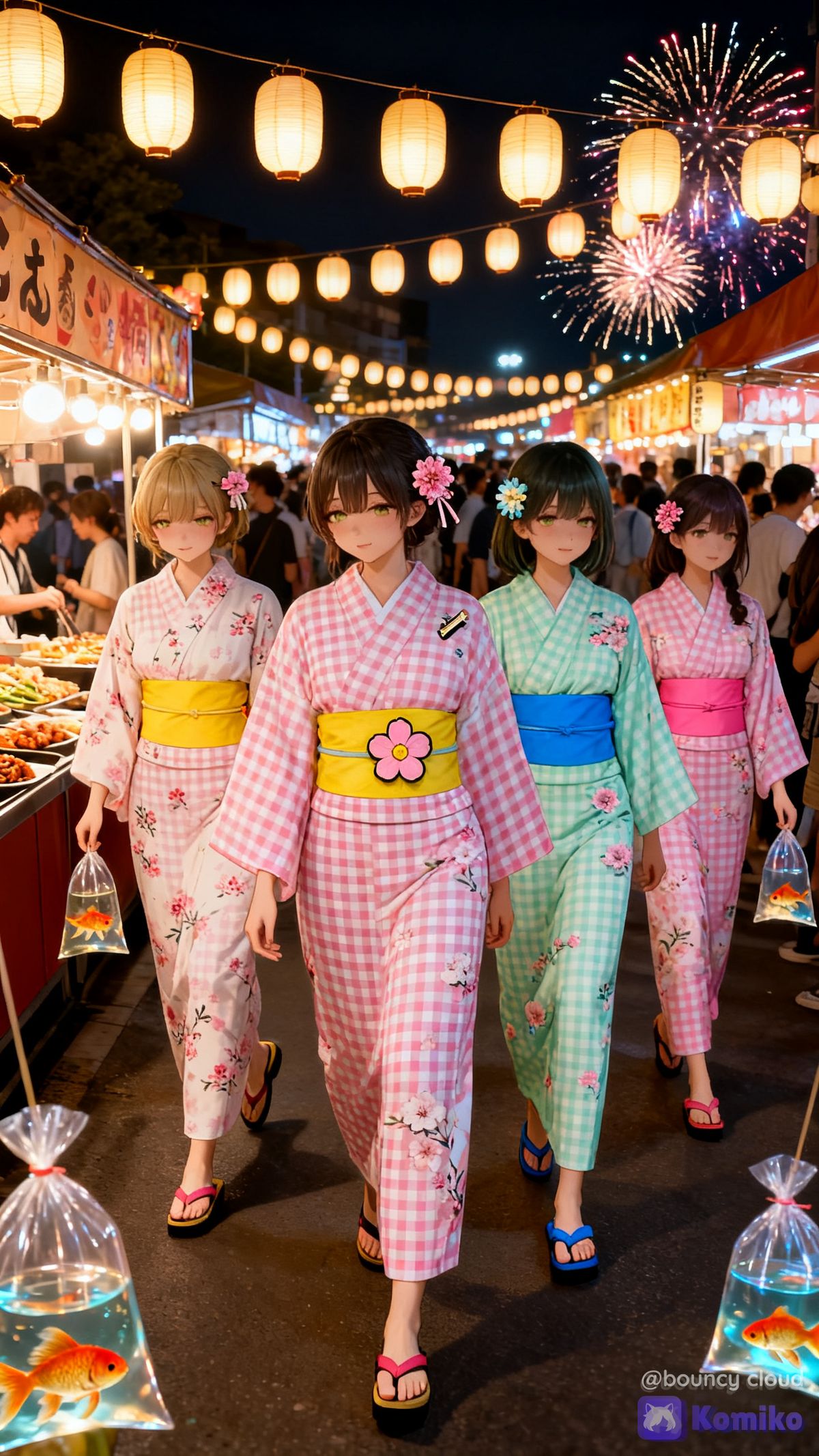 en un festival