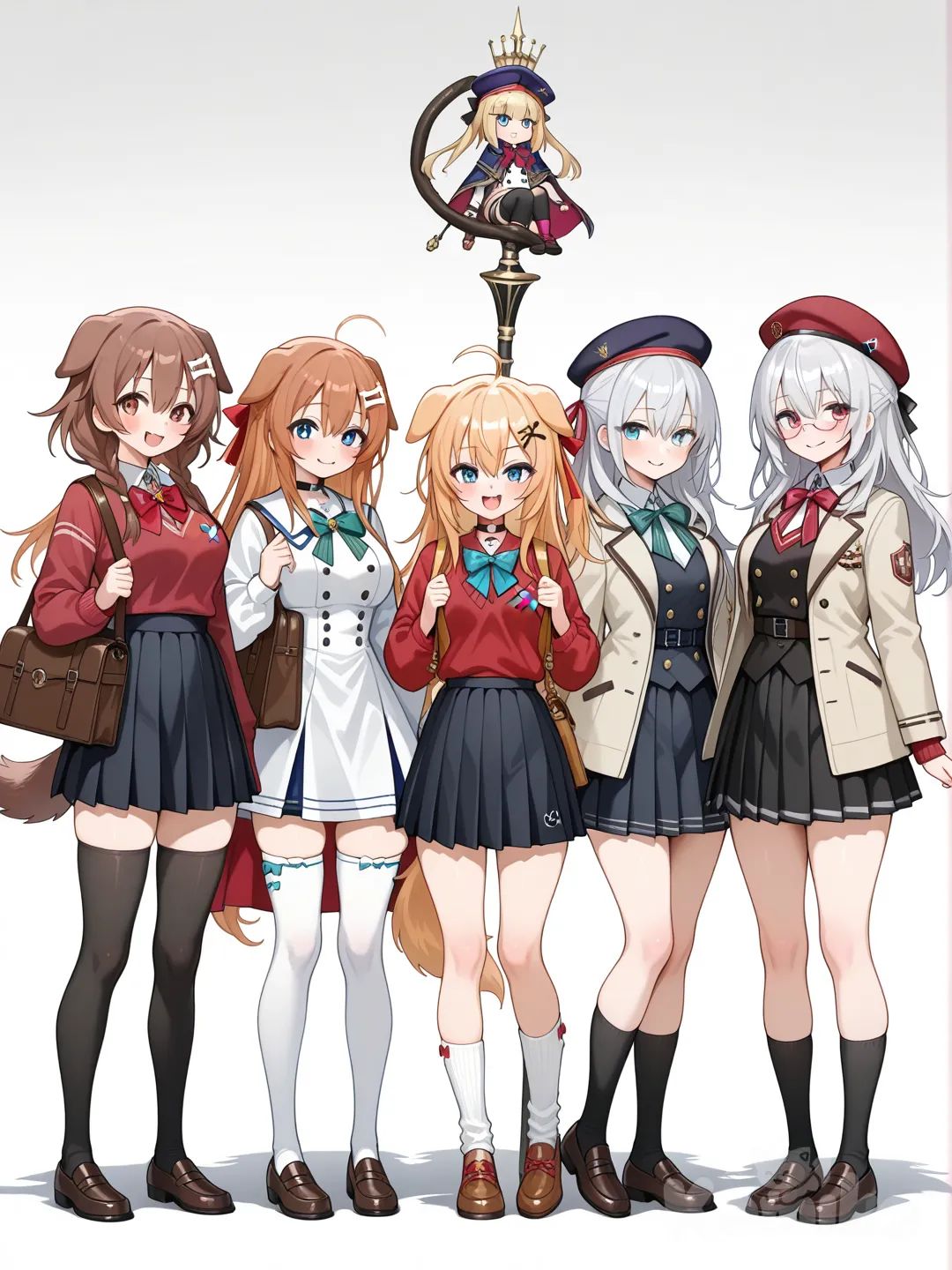 @Maria_Mikhailovna_Kujou, @Sayaka_Tani, @Alisa_Mikhailovna_Kujou, @Yuki_Suou, @Kalina_(Girls'_Frontline), @Inugami_Korone, @Artoria_Caster_(Second_Ascension)_(Fate), @Asuna_(Sao)