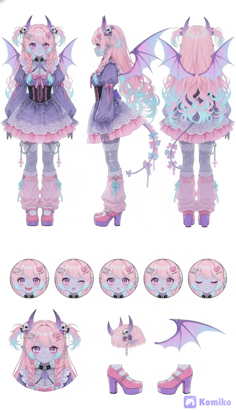 Pastel Demon Cutie 💕🦇
