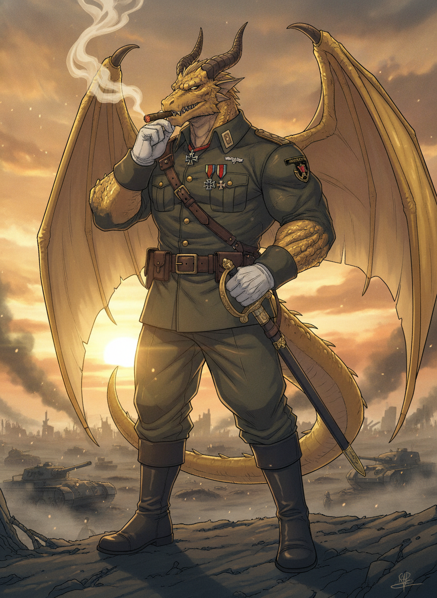 The shine of the Kaiser's army