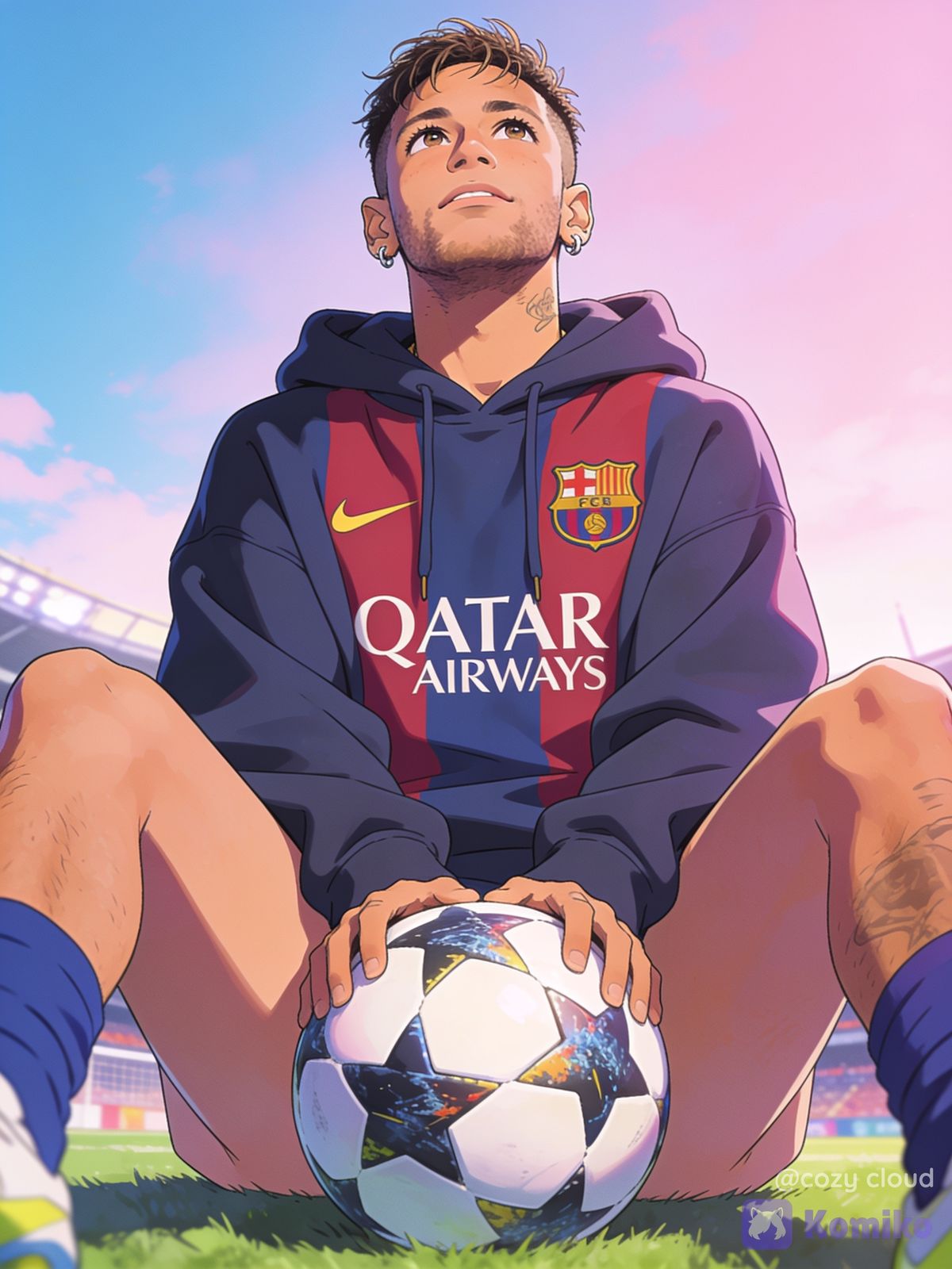 Neymar jr cute in fiels