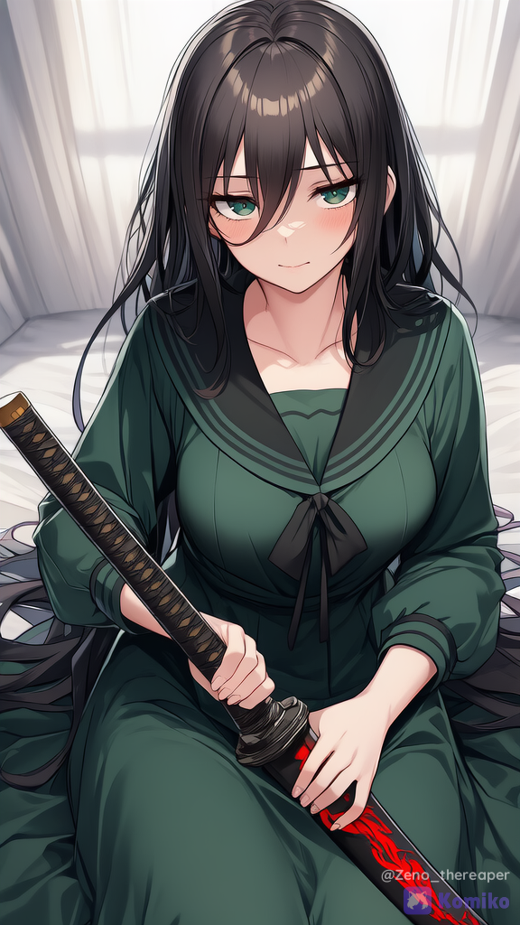 Girl holding a Sword