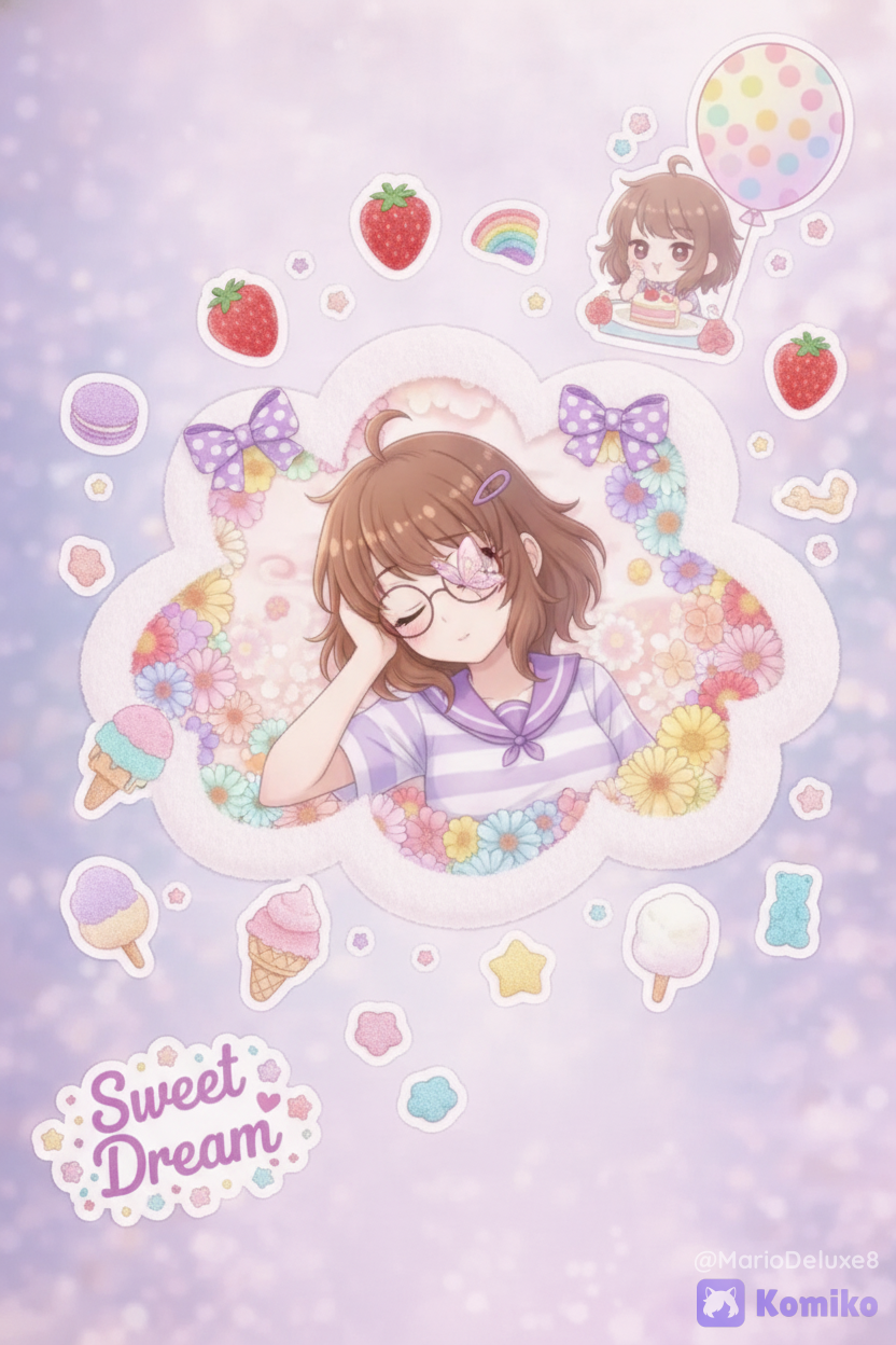 My First OC [Lyra] in Healing Wallpaper