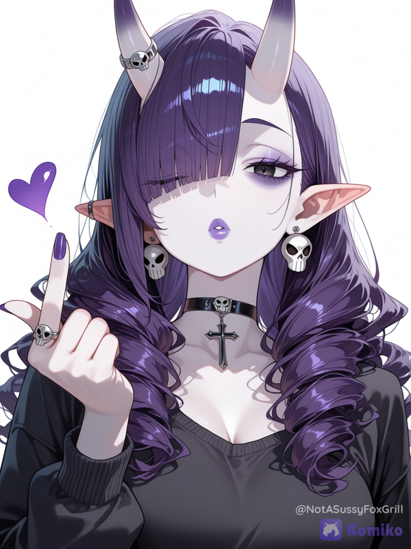 Violet blows you a kiss~