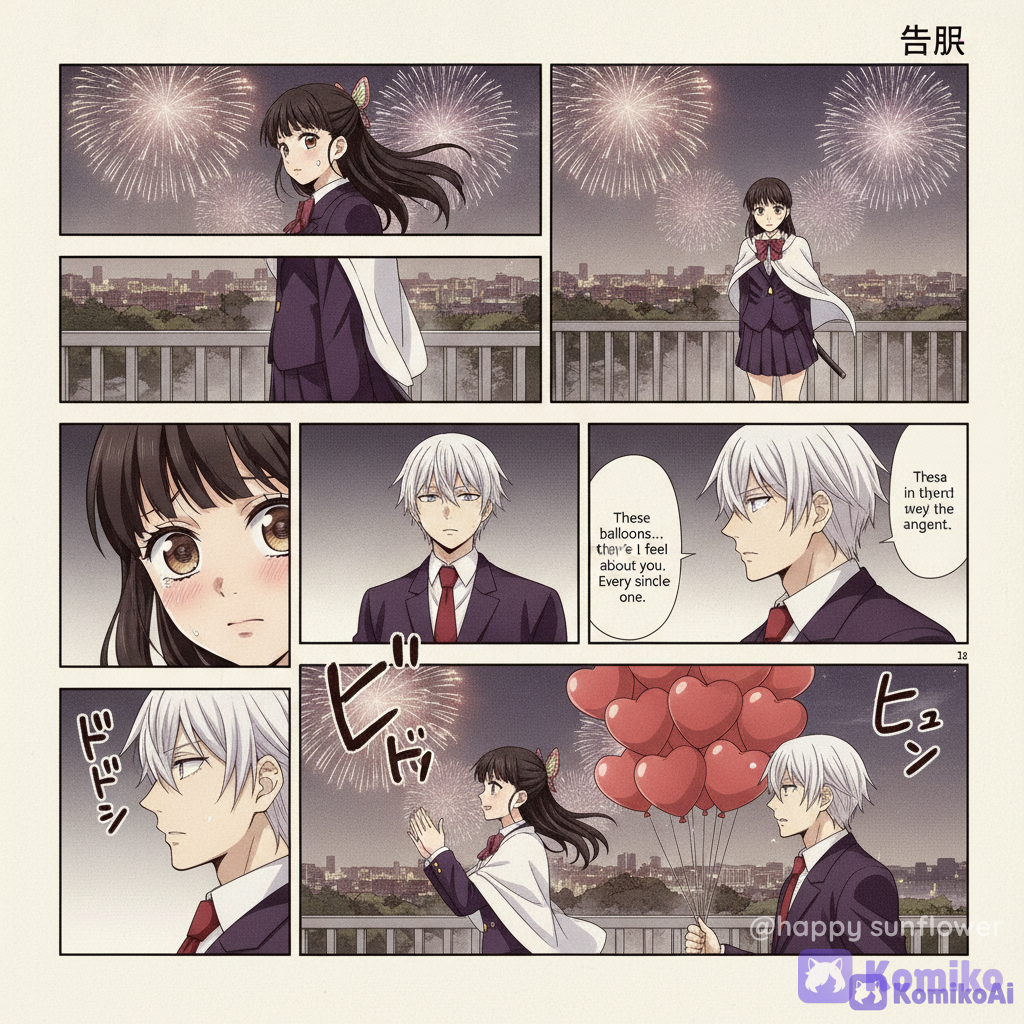 สารภาพรักกลางดอกไม้ไฟ ✨🎆