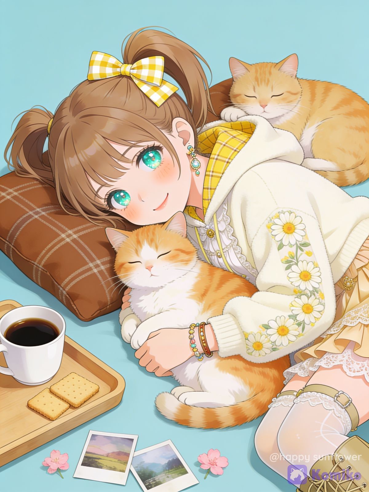 แมวกับกาแฟยามเช้า 🐱☕