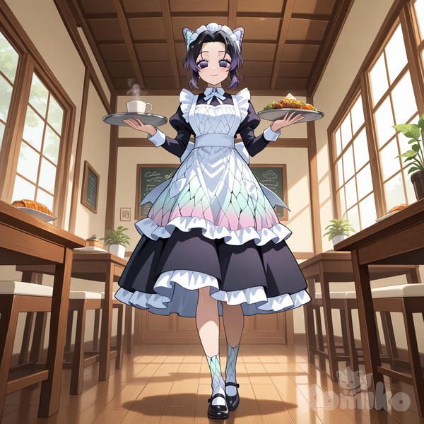 Shinobu as a maid