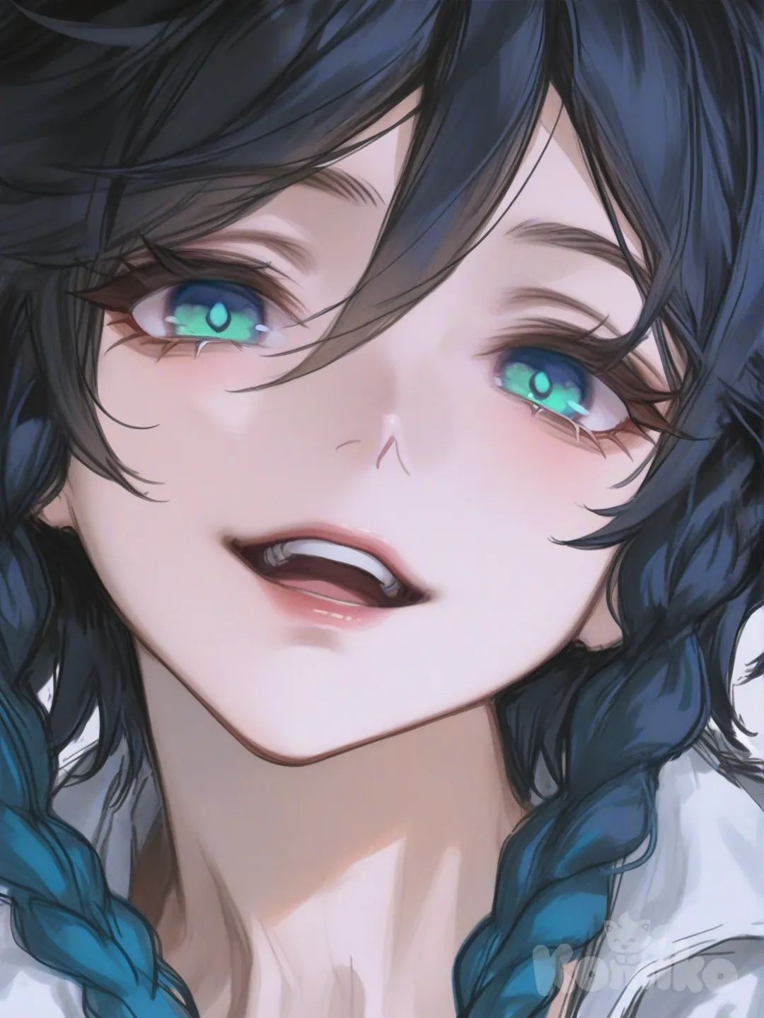 venti (genshin impact), [semi-realistic-portrait-style]
