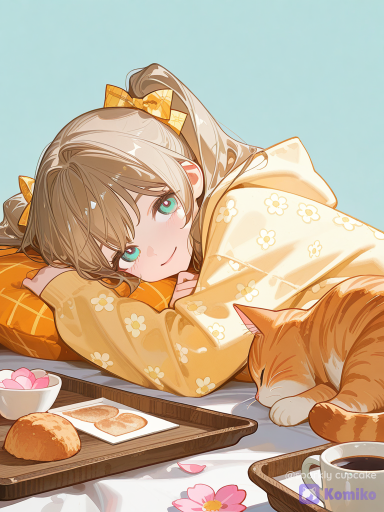 Cozy Kitty Snuggles ☕🐱