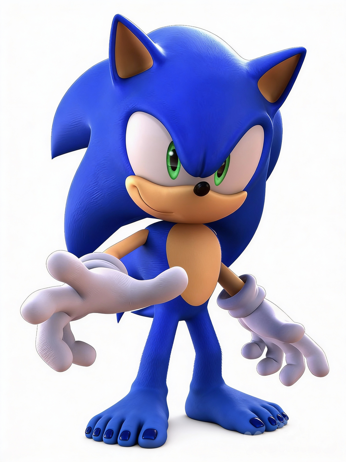 DUKLnayWsAA8XF9,Barefoot, 5 toes,5 dark blue toenails, blue feet