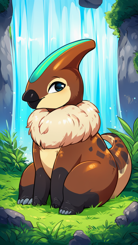 Cute style parasaurolophus ✨️