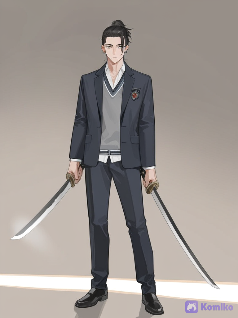 Young swordman