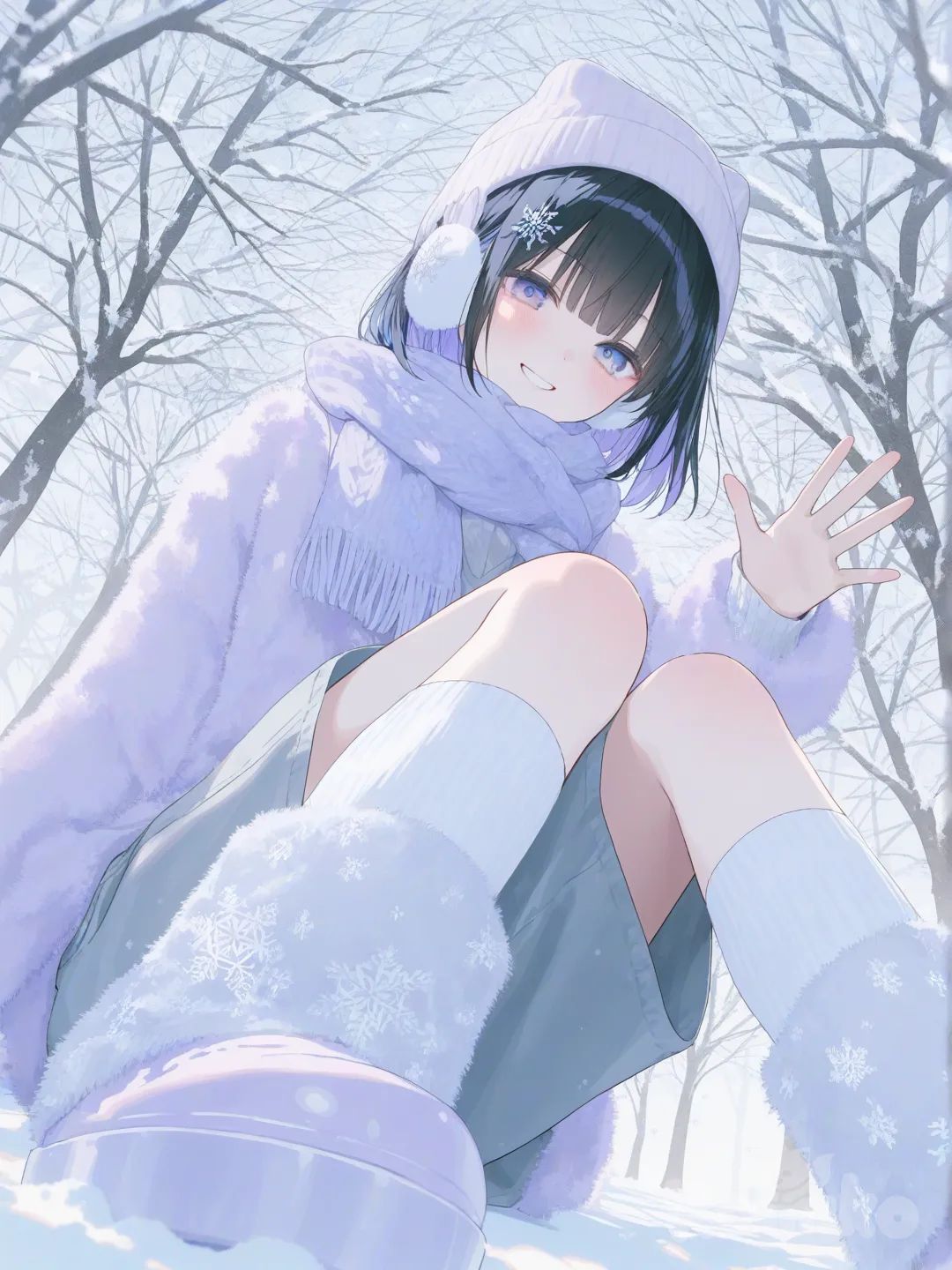a winter morning selfie 