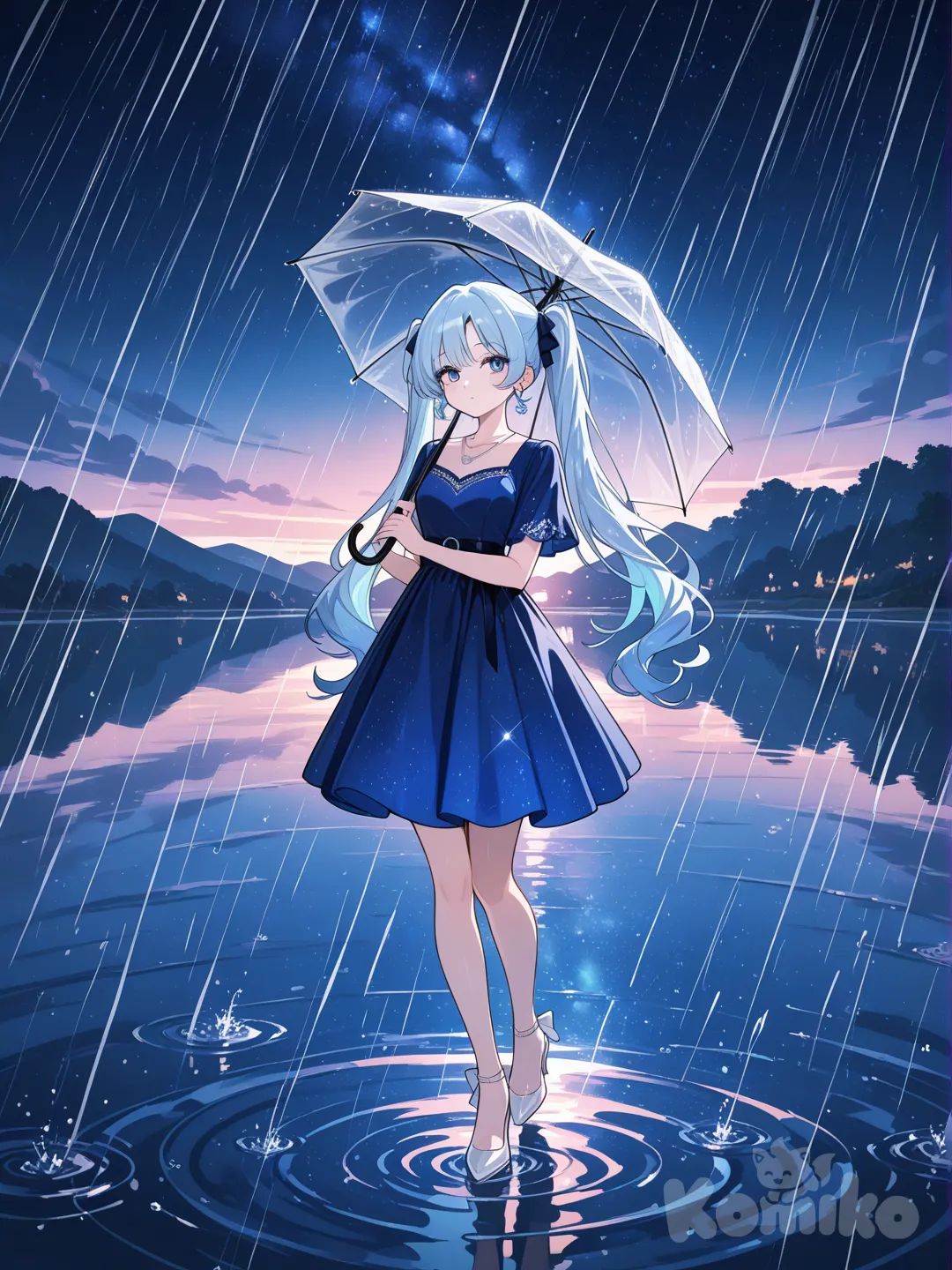 rainy walk