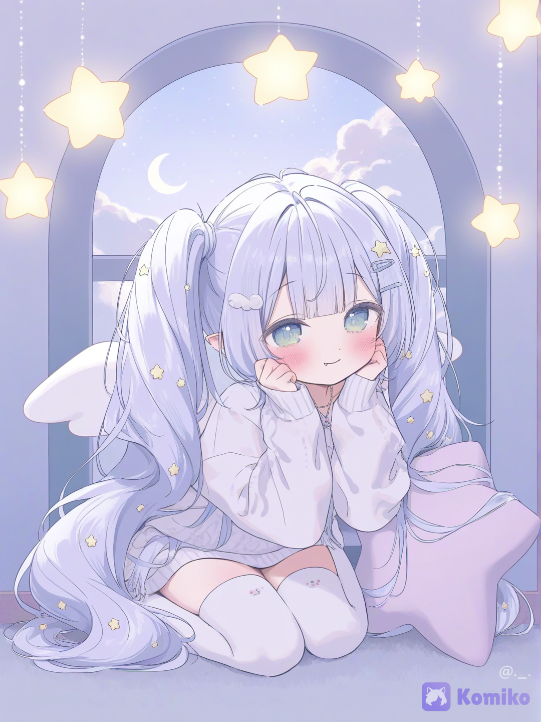 staring out by the window