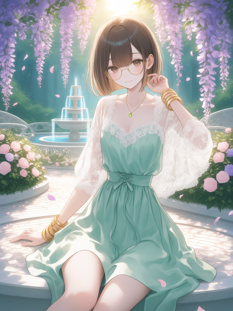 Chilling in the garden