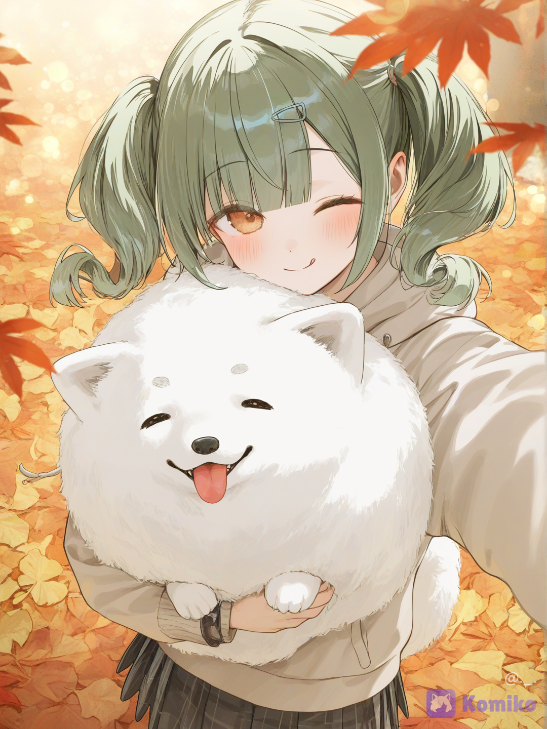 playing with a dog