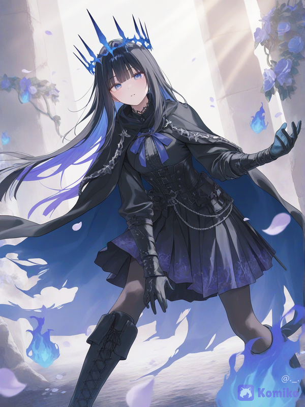 a knight searching for her sword