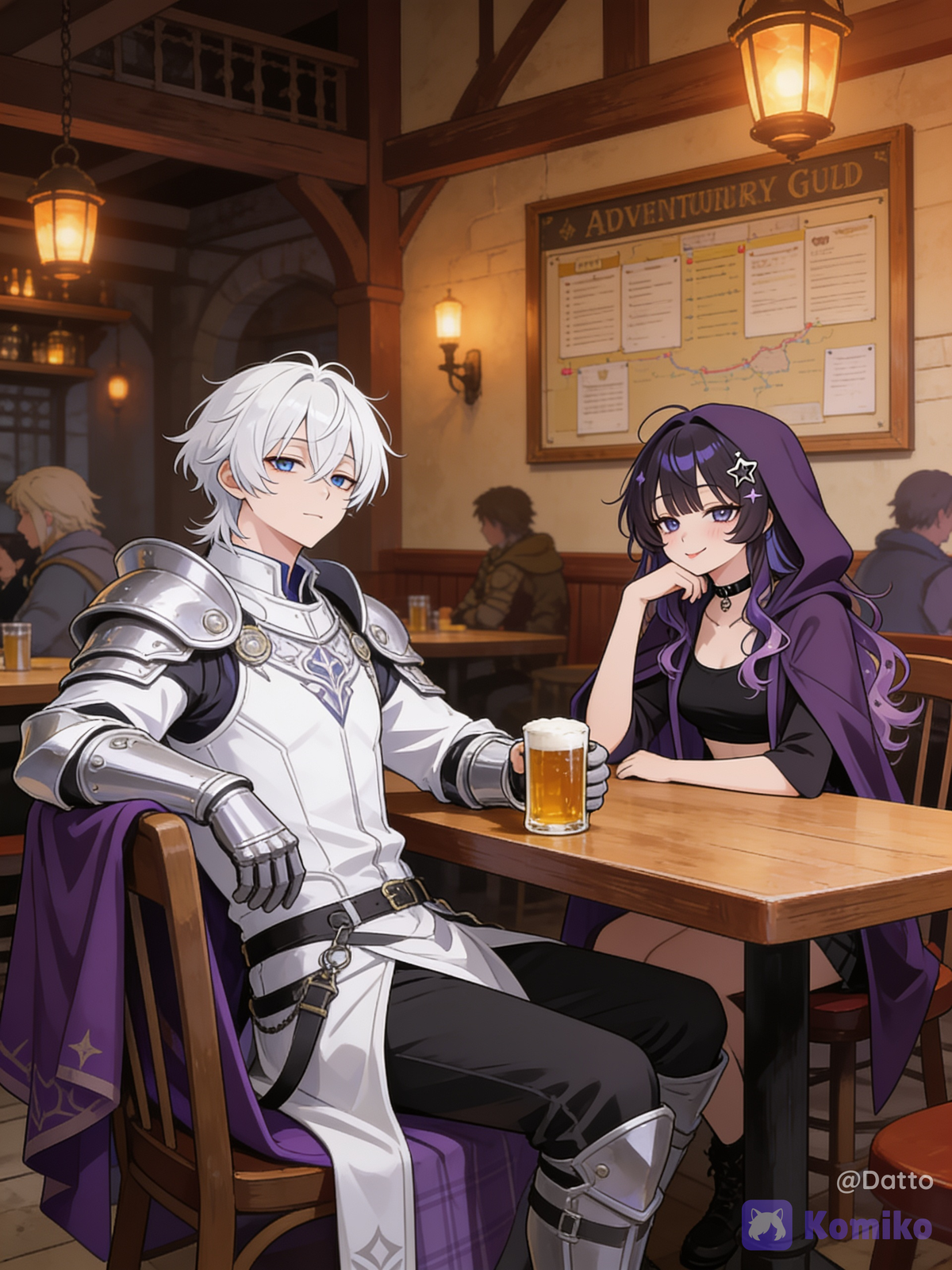 "Hi, want to join the team?" Datto and Luna