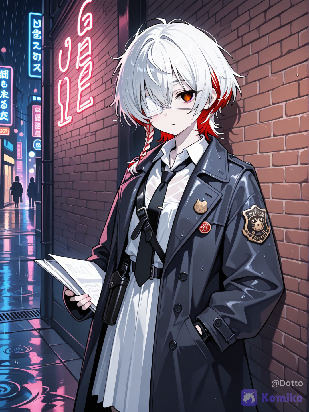 "Oh...it's you. Do you have any information yet?"