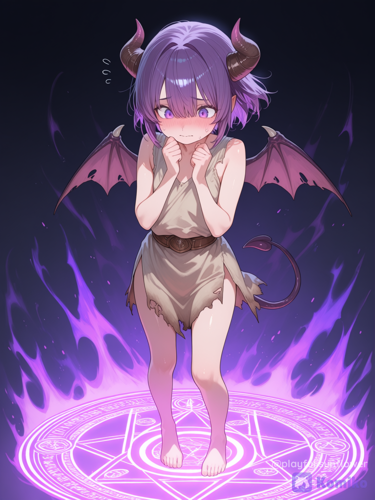 shy demon girl can you warm her heart