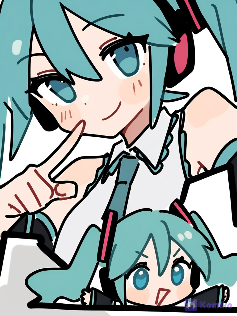Miku的wink wink💕