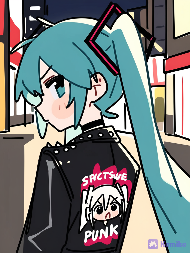 夜街回头看✨朋克初音