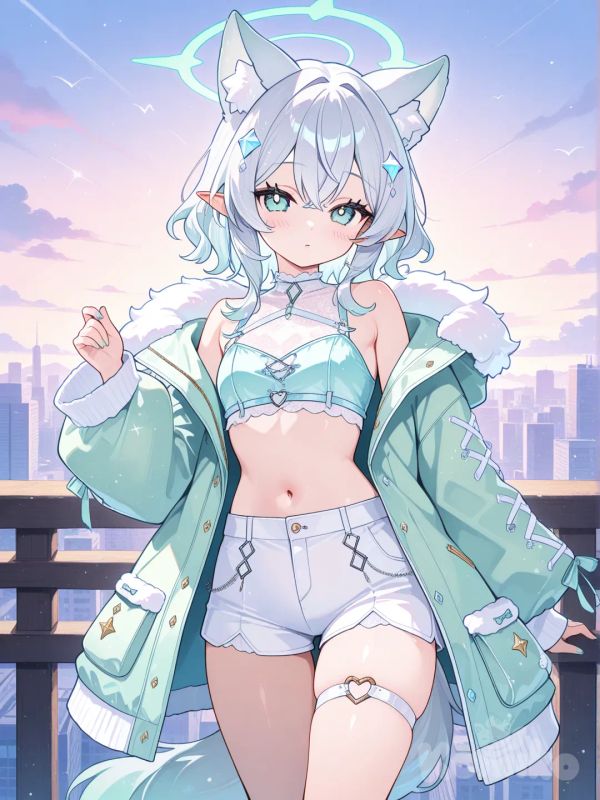 I'm wolfing cool