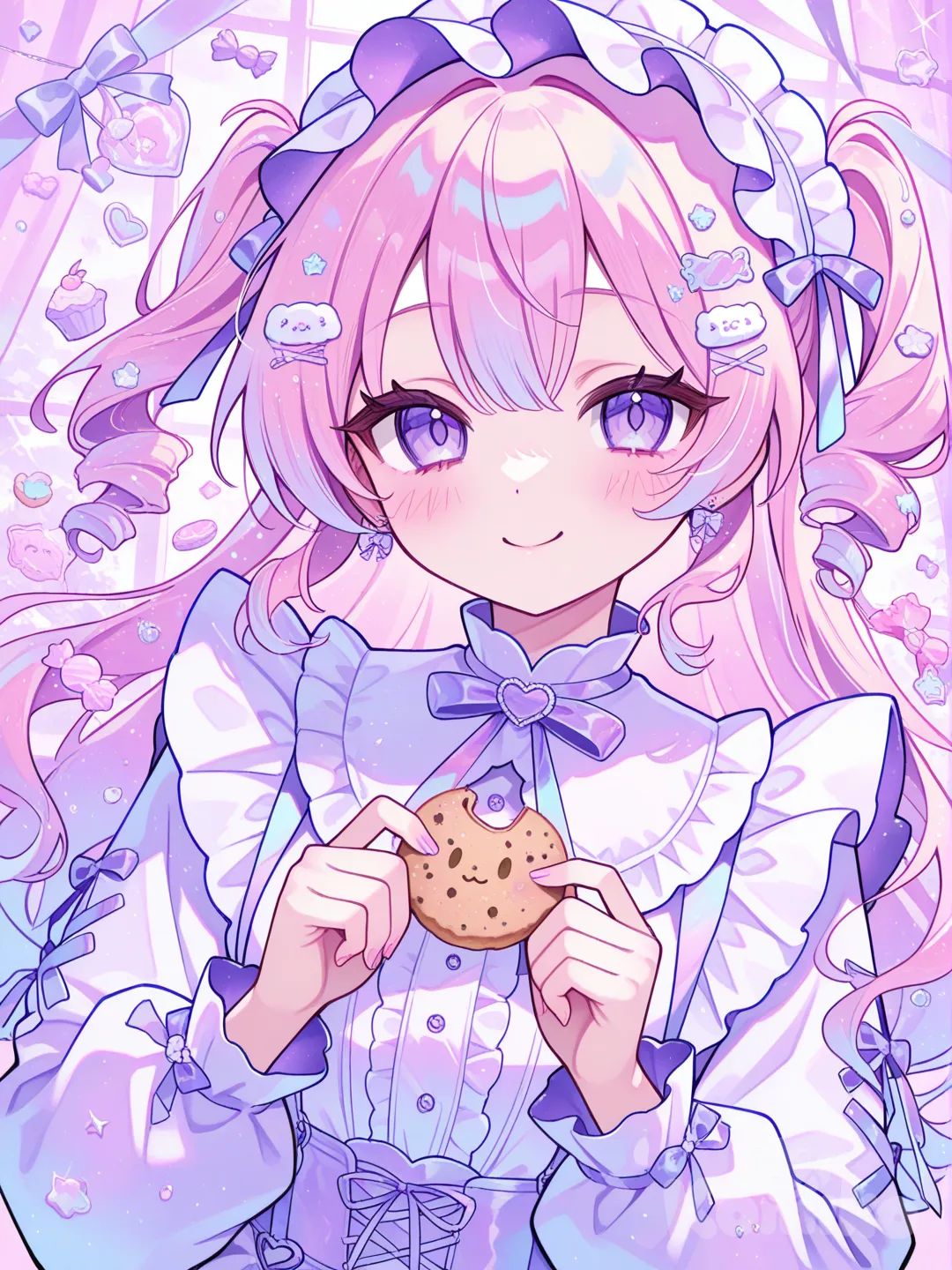 Cookie girl colorful