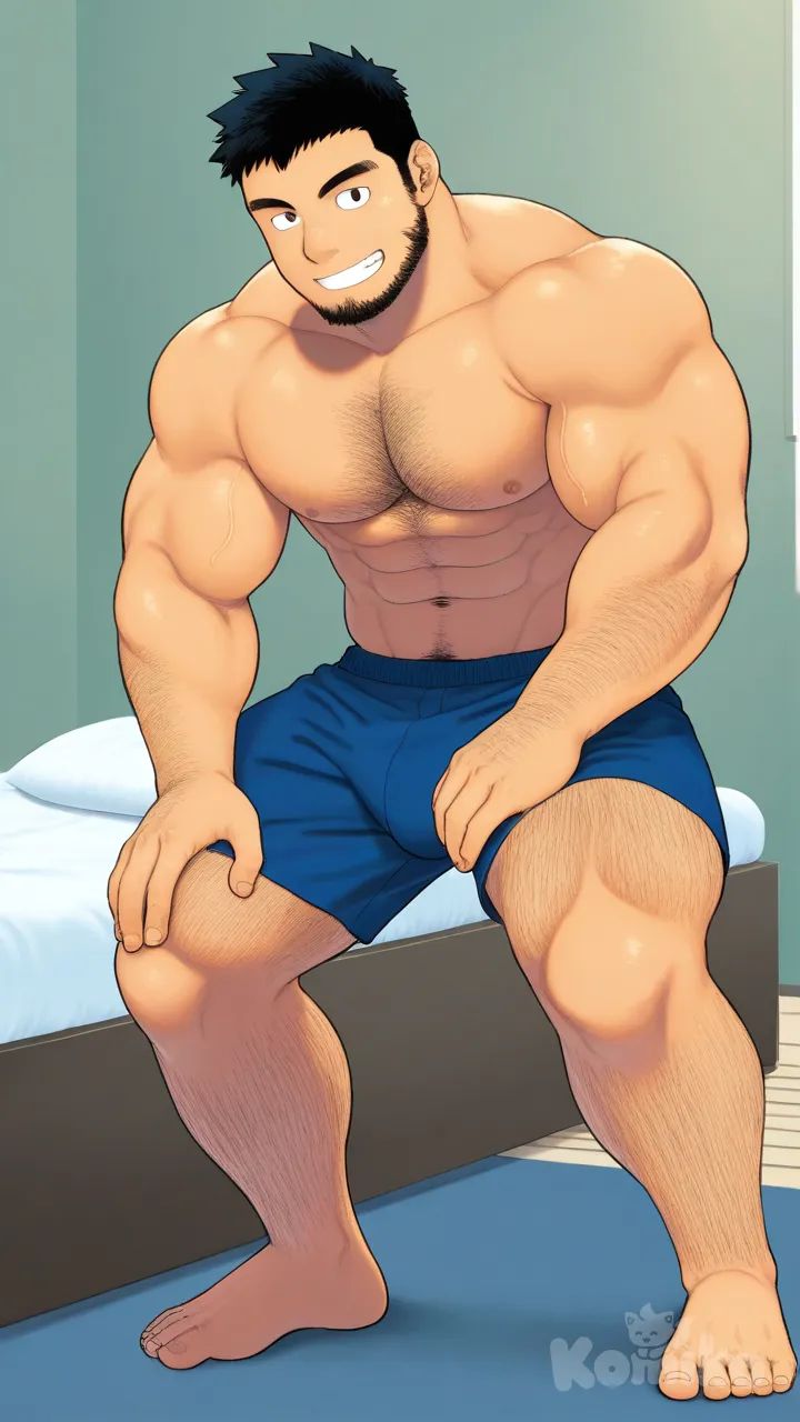 Hombre musculoso 