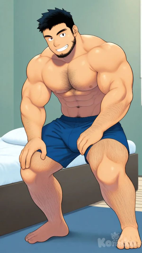 Hombre musculoso 