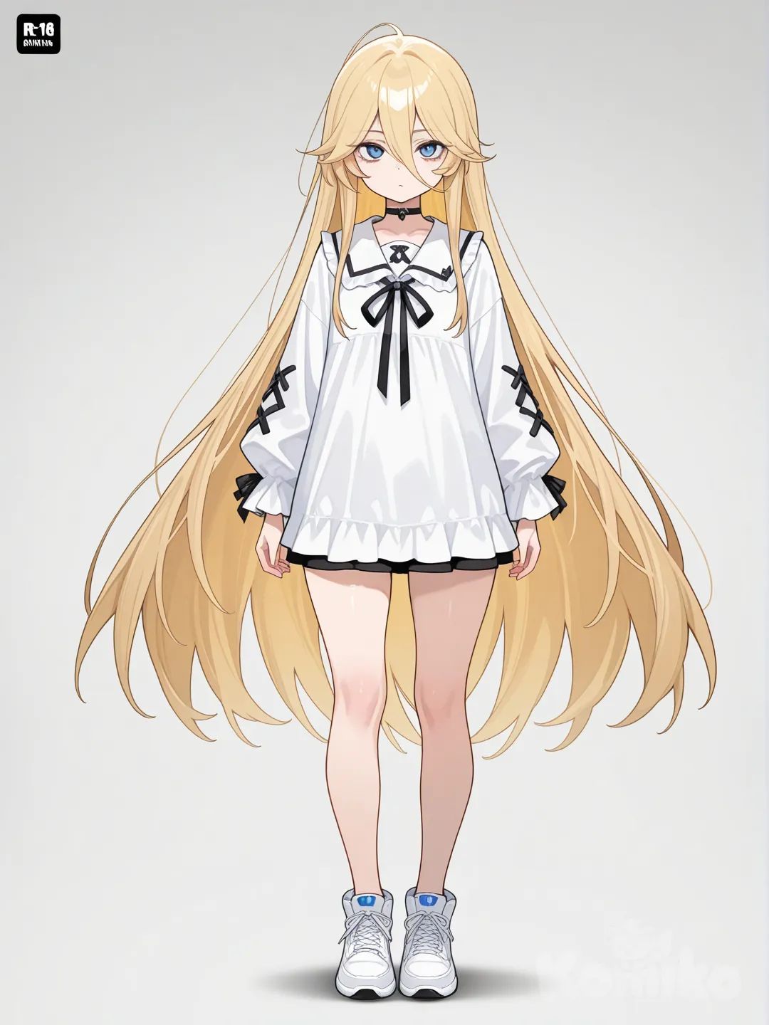 cute long haired blondy