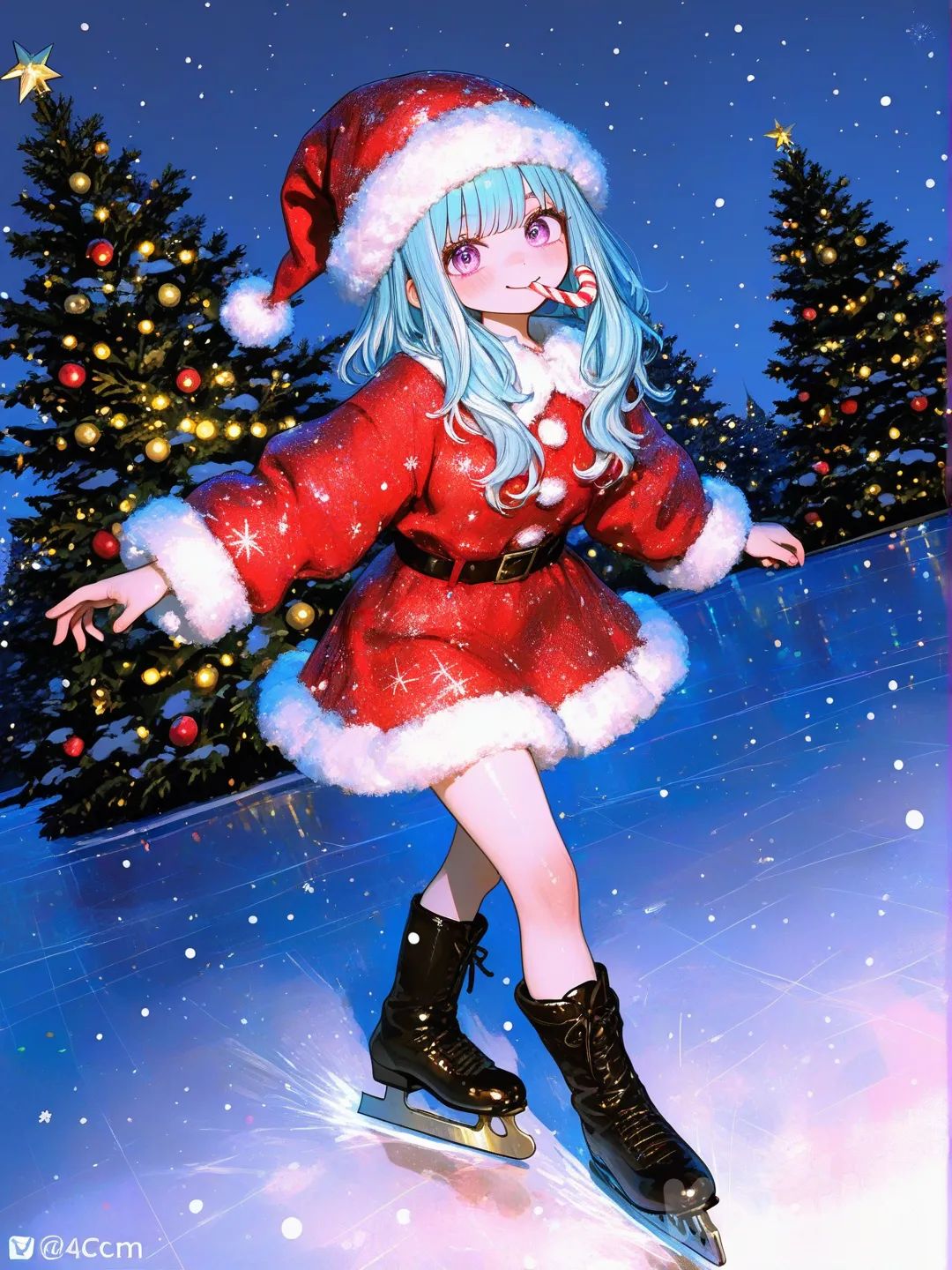 Amme ice skating!!!