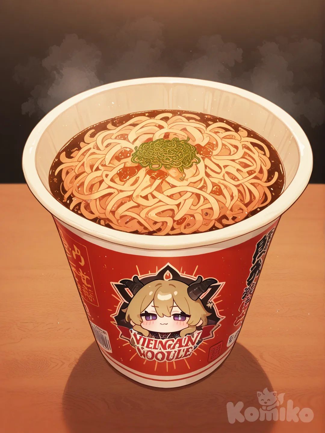 cup ramen, aestethic