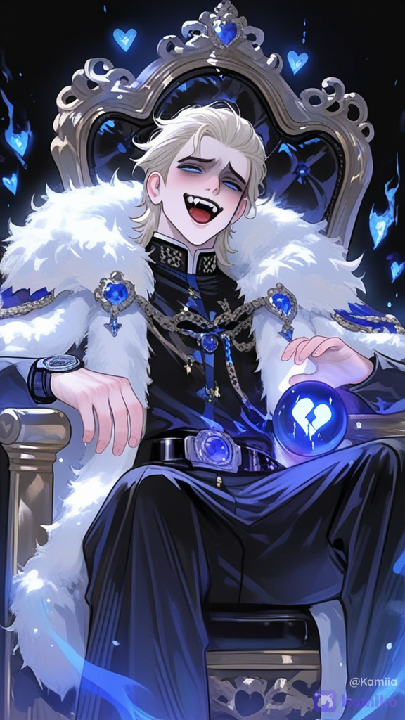 Villain King Laughs 💙👑
