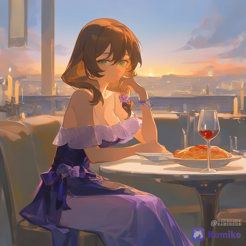 今晩の君はとても美しいよ、妻よ。💜