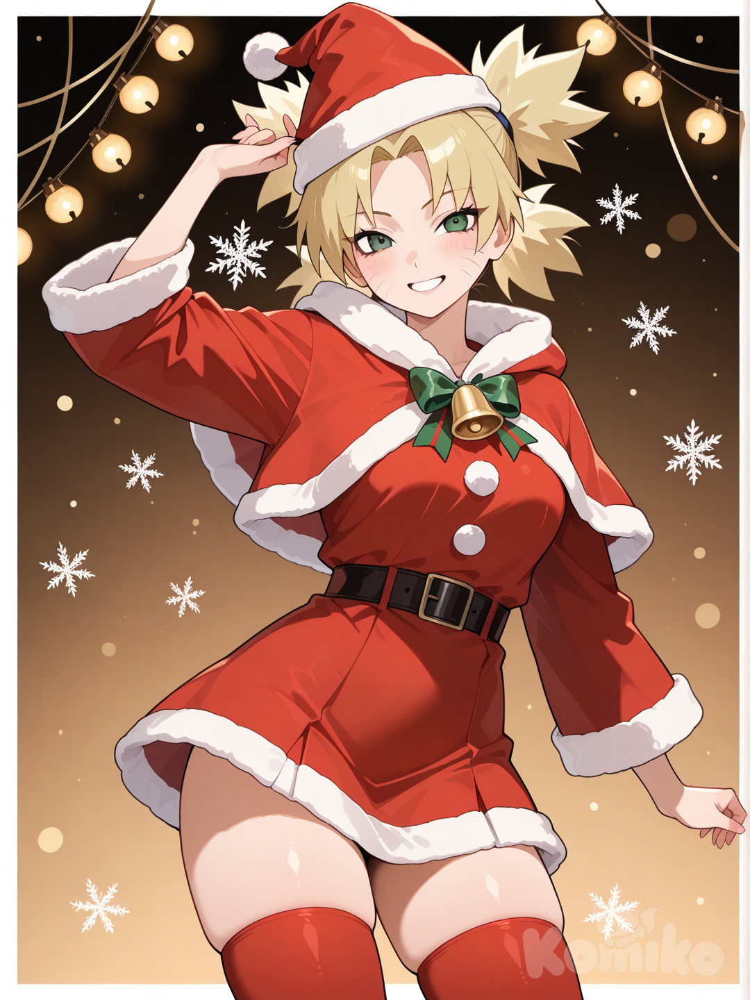 Temari está lista para la fiesta navideña