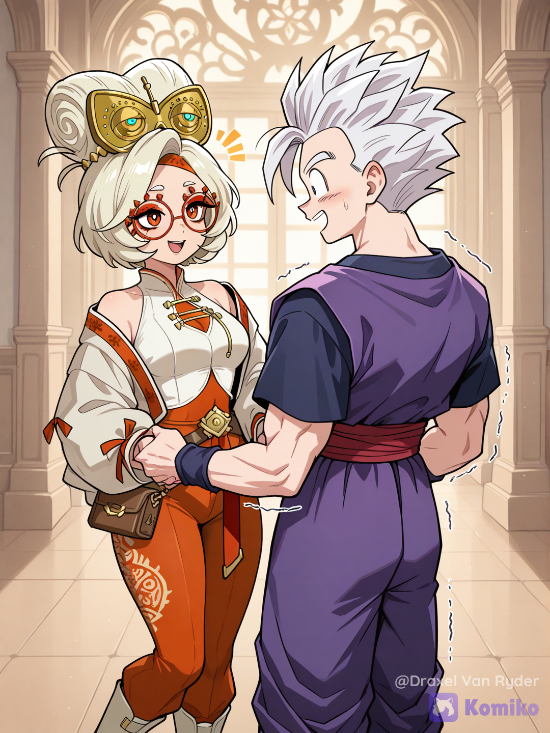 Gohan conociendo a Purah