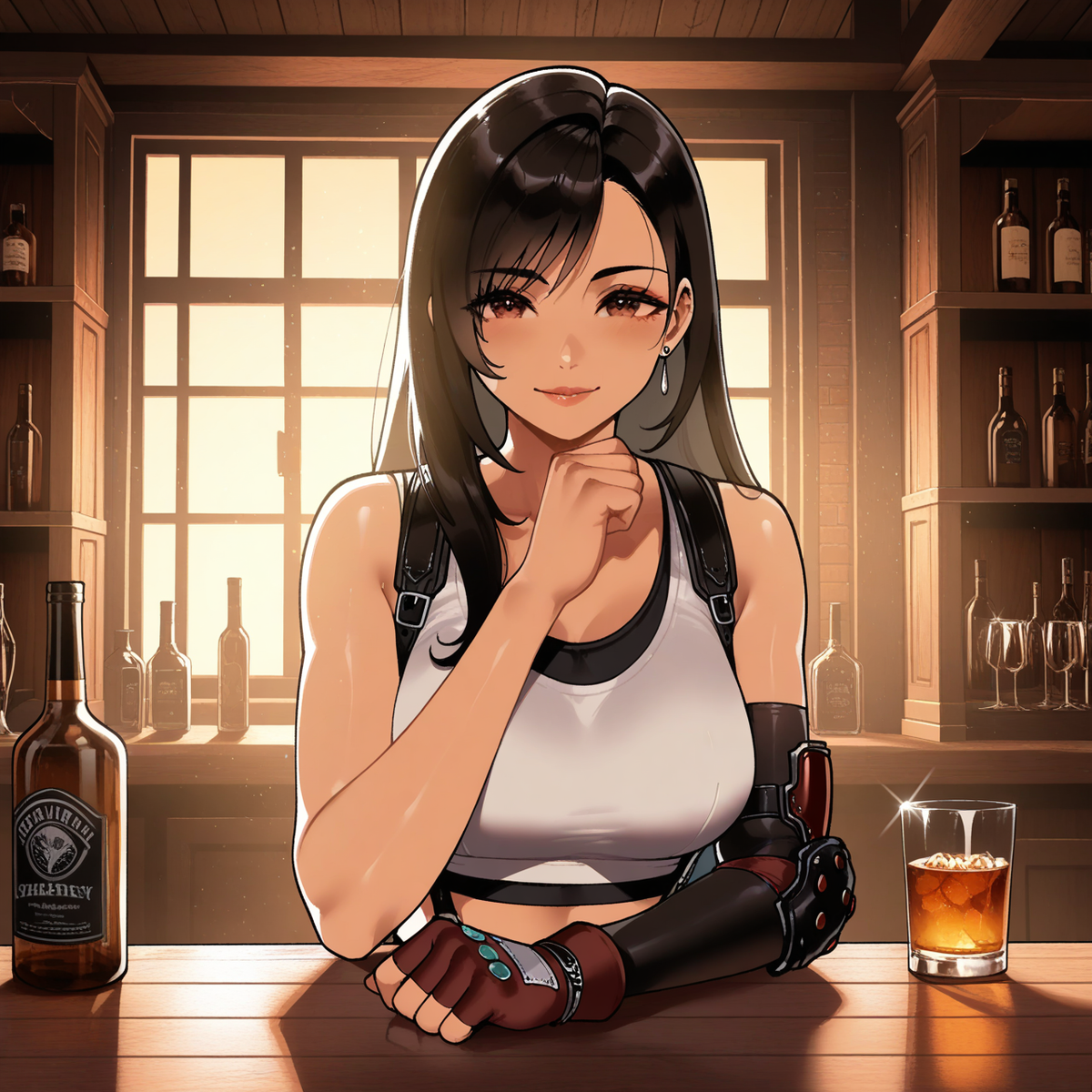 Tifa: Bar al Atardecer 