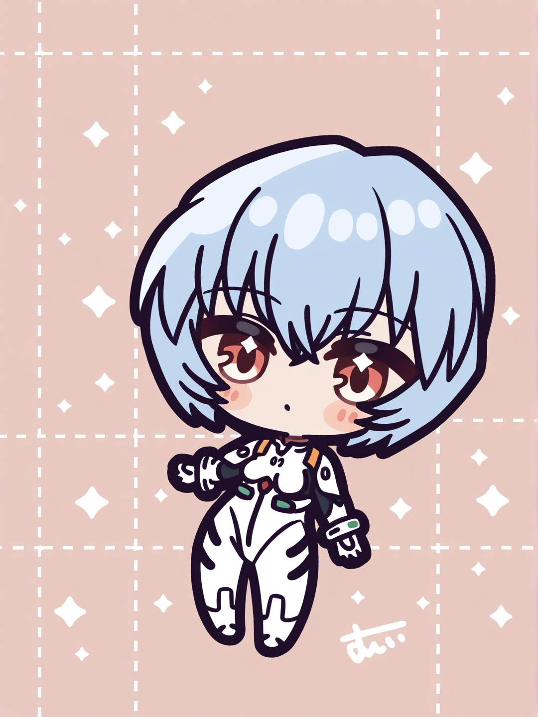 Rei Ayanami Chibi