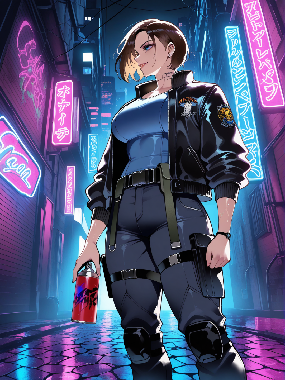 Jill Valentine: Neon y Grafiti 