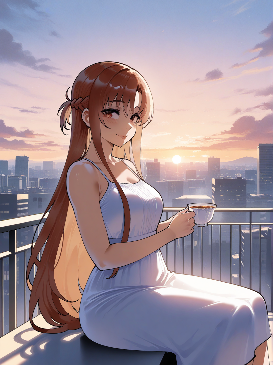 Asuna: Atardecer Dorado 