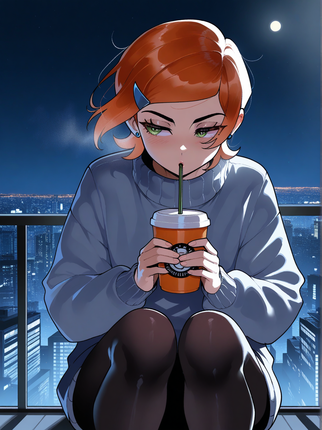 Gwen: Terraza a la luz de la luna