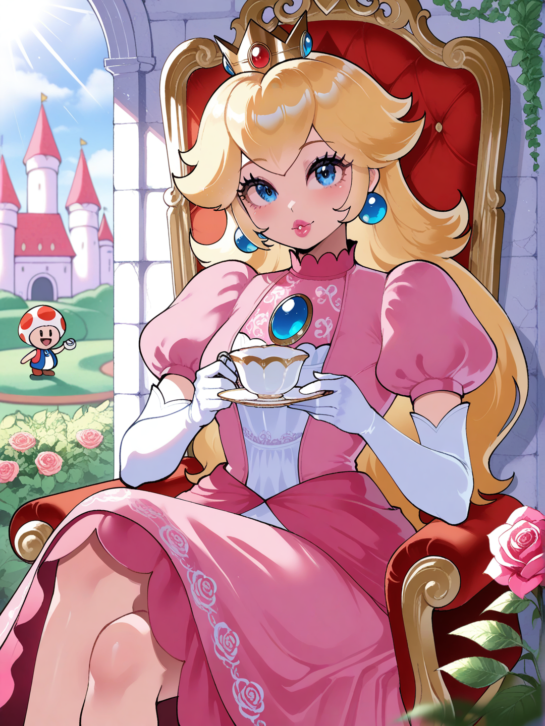 Princesa Peach: Jardín en Calma