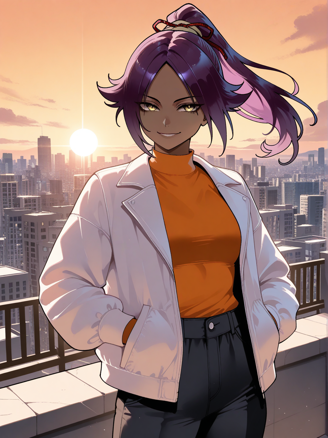 Yoruichi: Atardecer