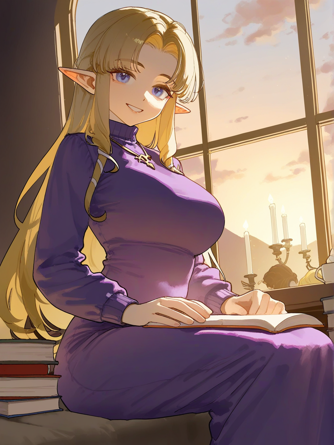 Zelda: Tarde de lectura